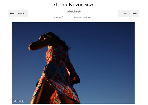 Vogue Italia: Photovogue